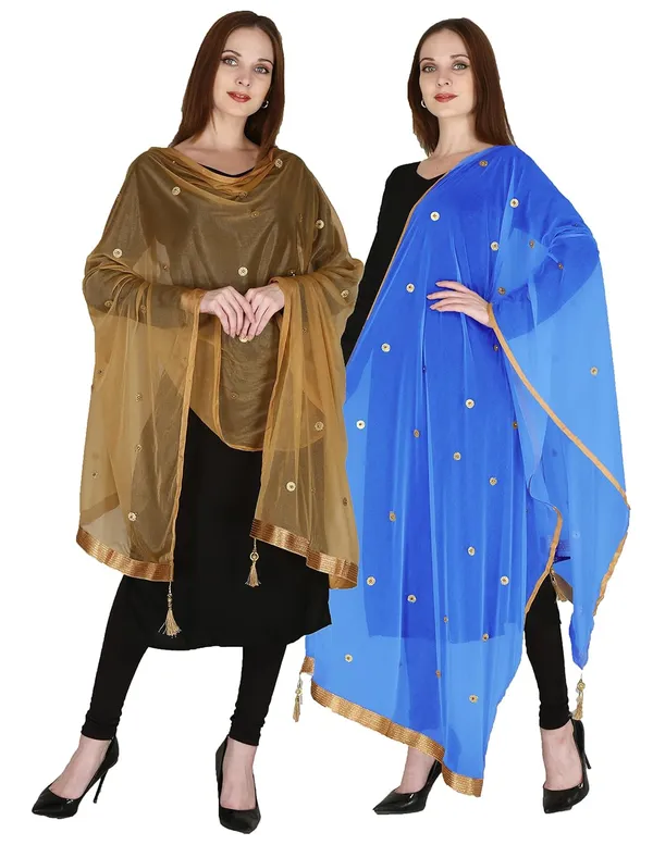 Women_S_Viscose_Net_Dupatta_With_Moti_Lace