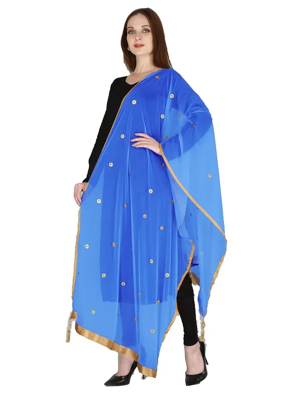 Women_S_Viscose_Net_Dupatta_With_Moti_Lace