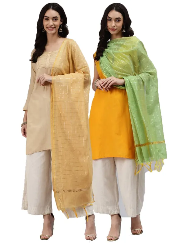 Banarasi_Chanderi_Checks_Women_Dupatta