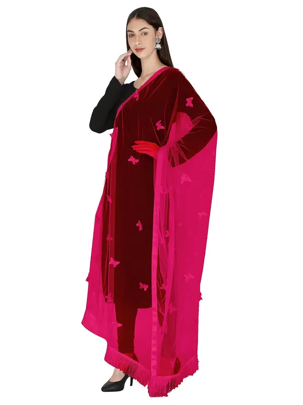 Women_Net_Dupatta_With_Embroidery