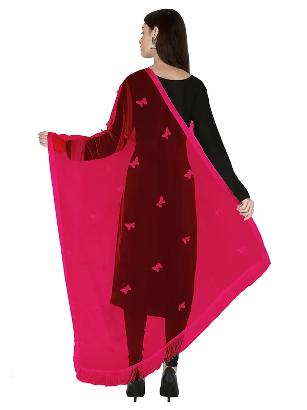 Women_Net_Dupatta_With_Embroidery