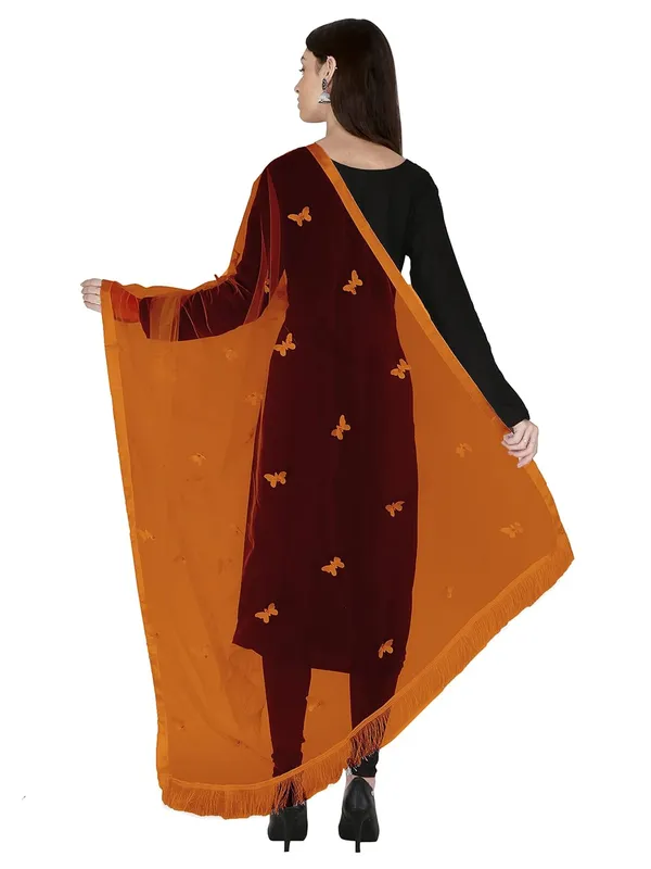 Women_Net_Dupatta_With_Embroidery_Work