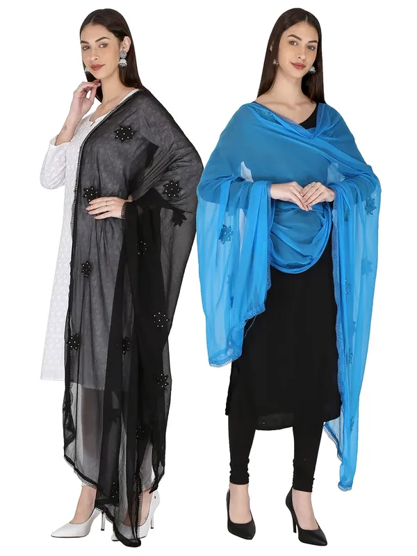 Women_S_Embroidered_Chiffon_Dupatta