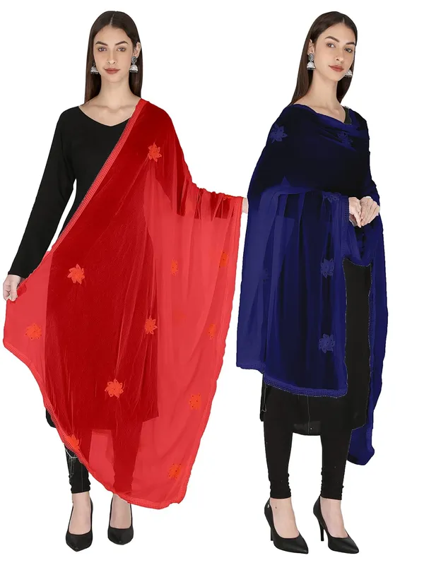 Women_S_Embroidered_Chiffon_Dupatta