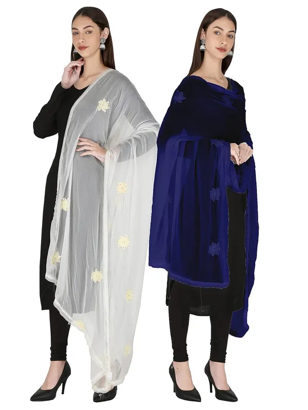 Women_S_Embroidered_Chiffon_Dupatta