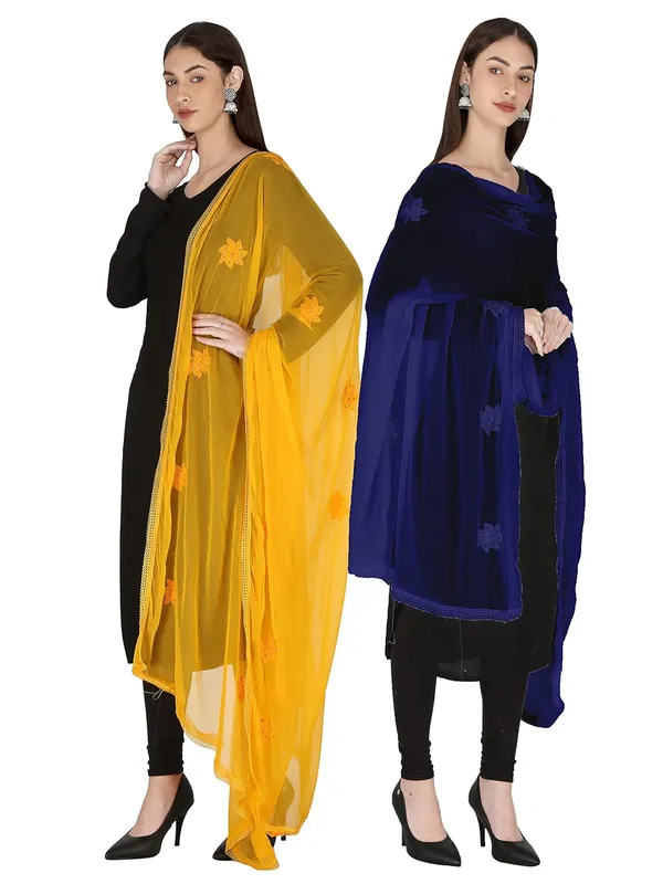 Women_S_Embroidered_Chiffon_Dupatta