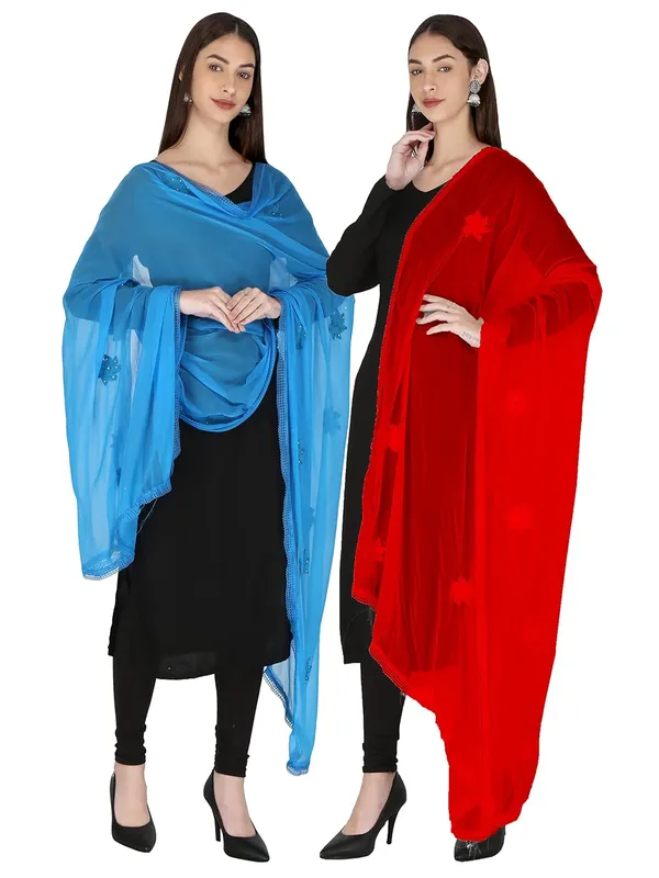 Women_S_Embroidered_Chiffon_Dupatta