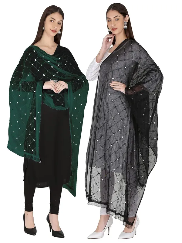 Women_S_Embroidered_Chiffon_Dupatta