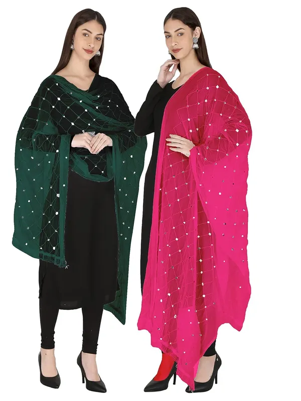 Women_S_Embroidered_Chiffon_Dupatta