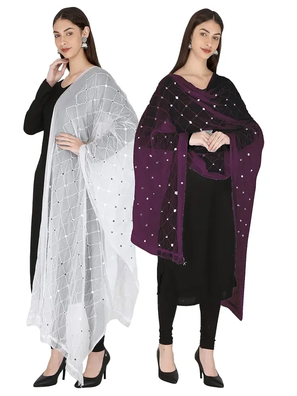 Women_S_Embroidered_Chiffon_Dupatta