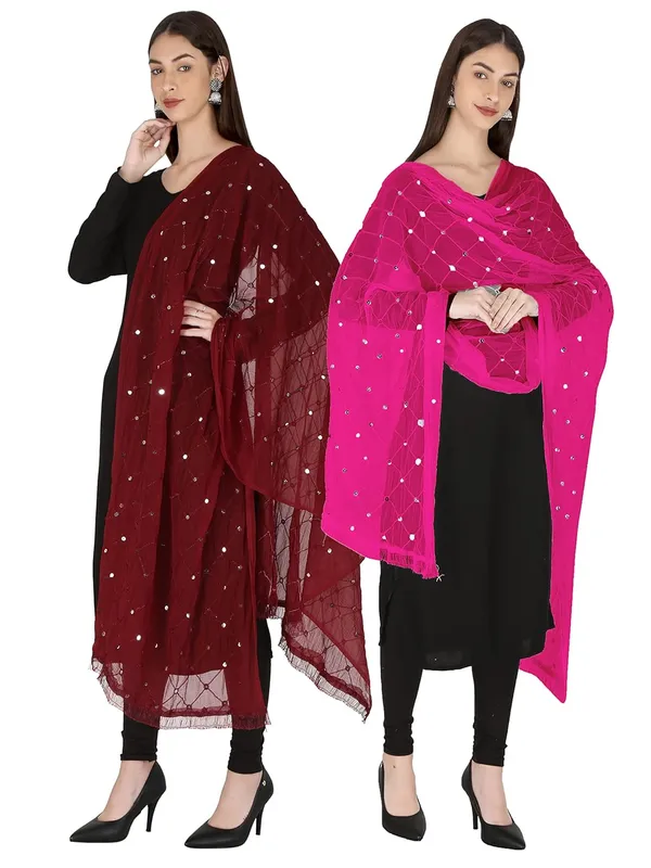 Women_S_Embroidered_Chiffon_Dupatta