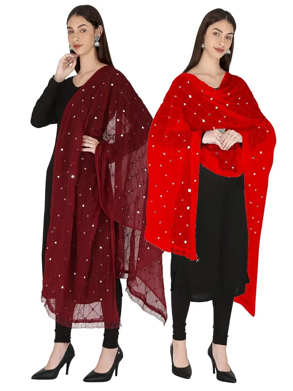 Women_S_Embroidered_Chiffon_Dupatta