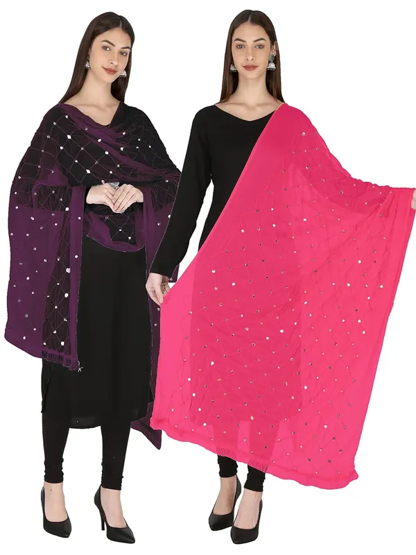 Women_S_Embroidered_Chiffon_Dupatta