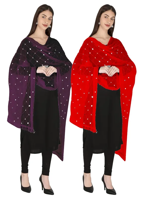 Women_S_Embroidered_Chiffon_Dupatta