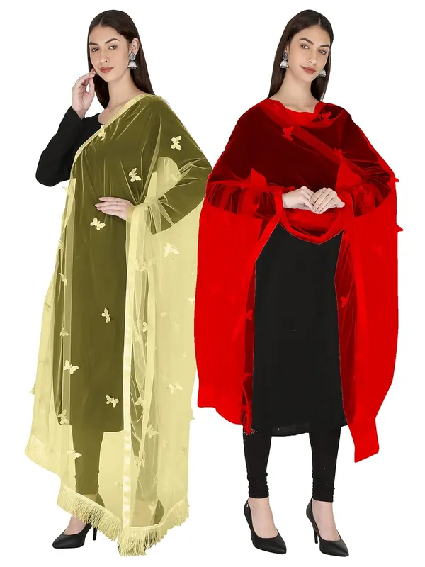 Women_Net_Dupatta_With_Embroidery