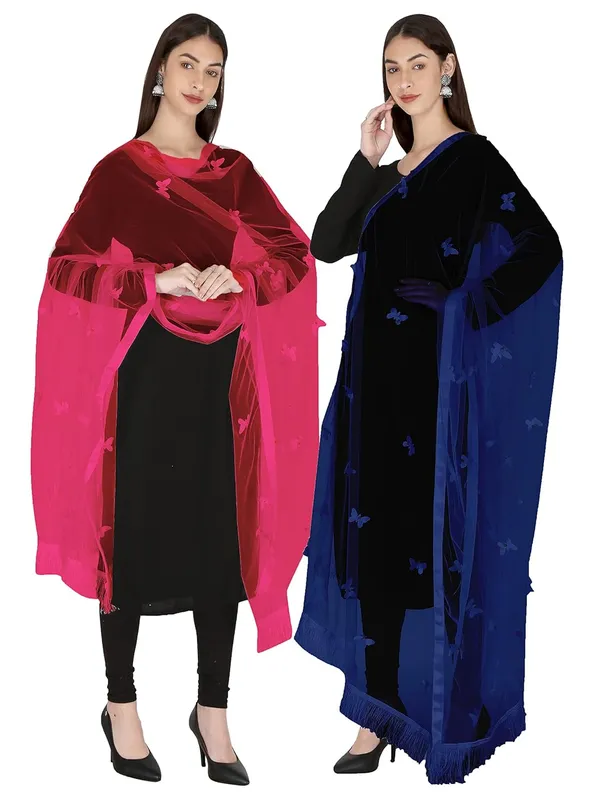 Women_Net_Dupatta_With_Embroidery