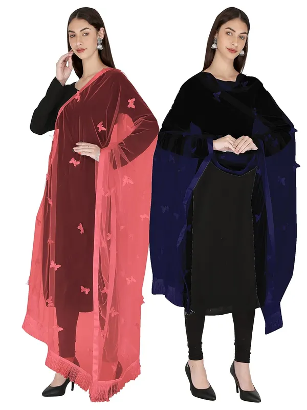 Women_Net_Embroidered_Dupatta