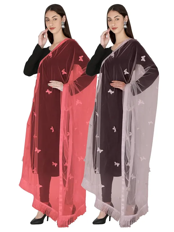 Women_Net_Dupatta_With_Embroidery