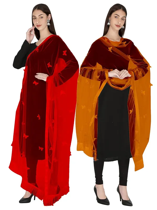 Women_Net_Dupatta_With_Embroidery