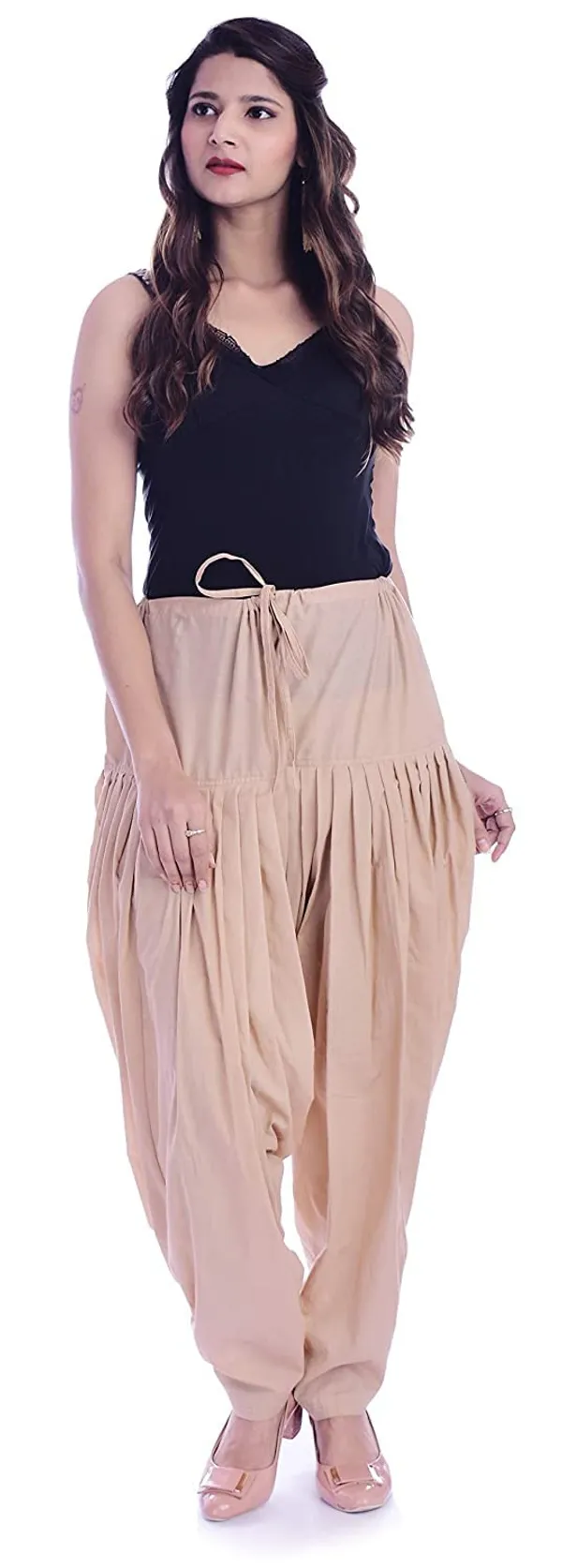 Beige_Rayon_salwar_For_Women