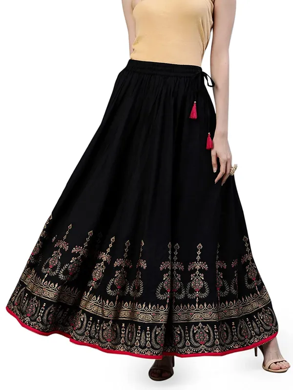 Cotton_Block_Print_Skirt_For_Women