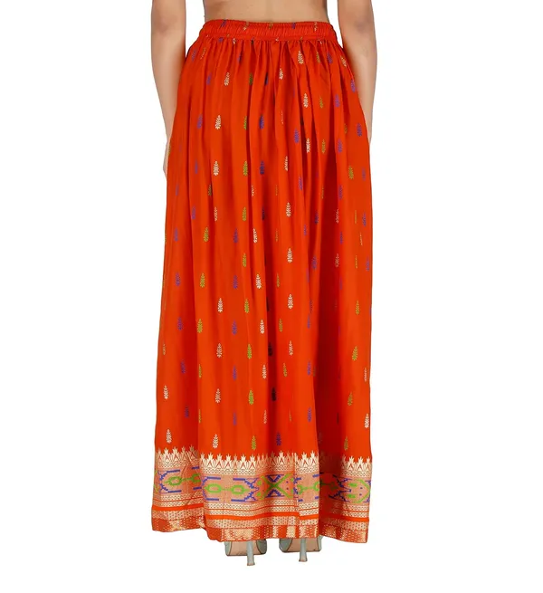 Women_S_Printed_Flared_Long_Skirt