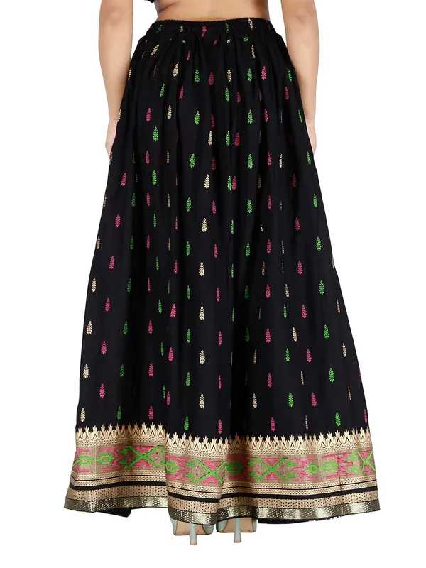 Women_S_Printed_Flared_Long_Skirt