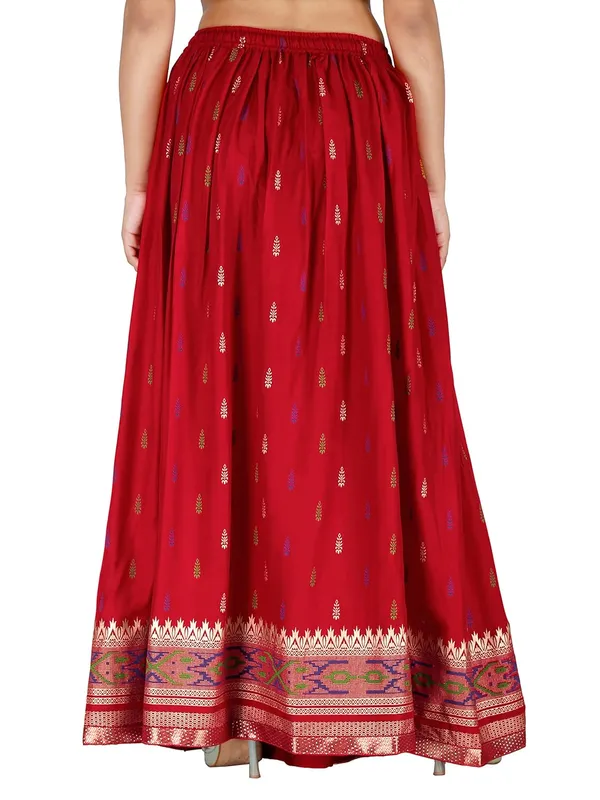 Women_S_Printed_Flared_Long_Skirt