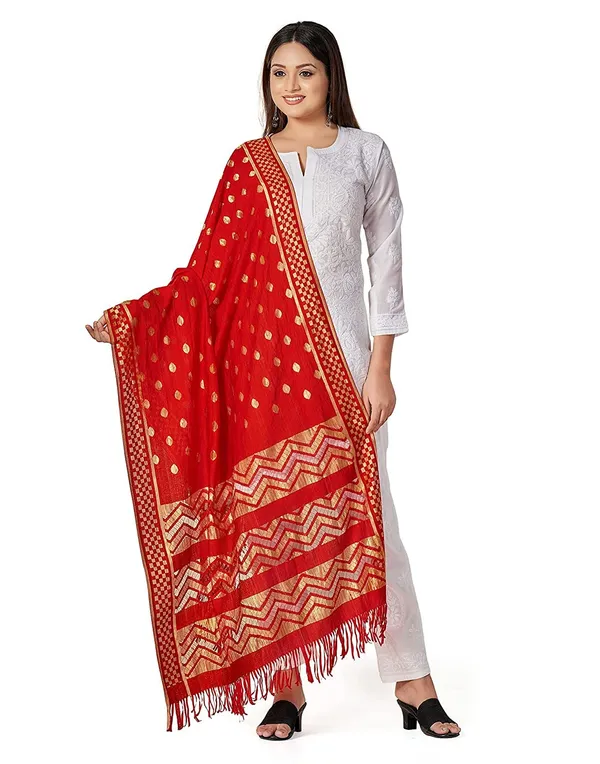 Women_S_Woven_Banarasi_Silk_Zari_Dupatta