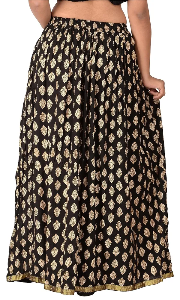 Women_S_Ethnic_Flared_Print_Skirt