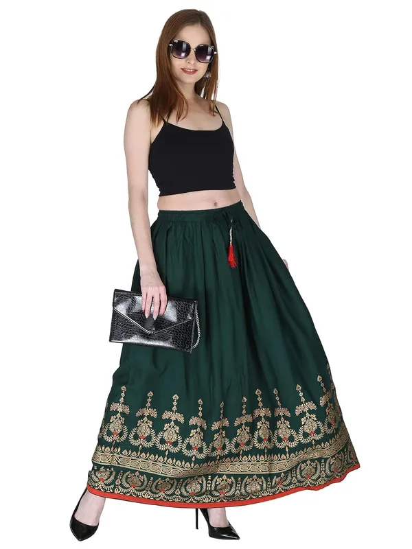 Women_S_Printed_Flared_Long_Skirt