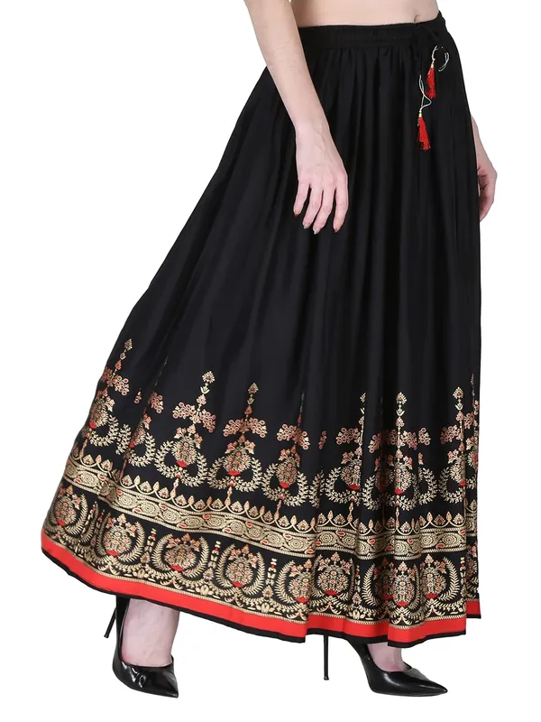 Women_S_Printed_Flared_Long_Skirt
