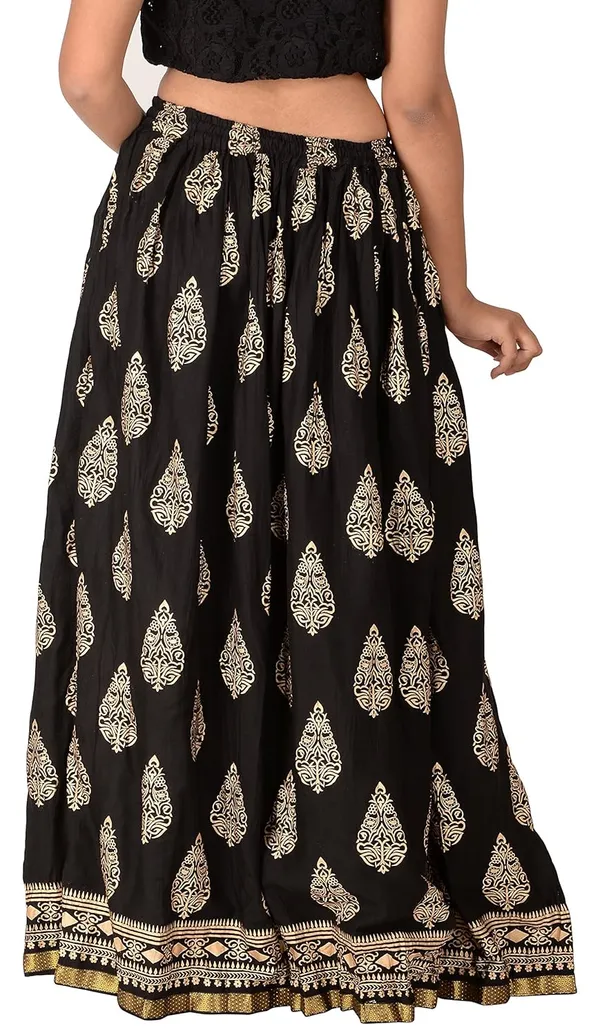 Women_S_Ethnic_Flared_Print_Skirt