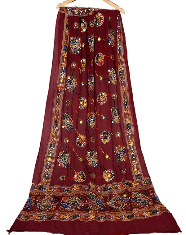 Cotton_Embroidered_Mirror_Work_Dupatta