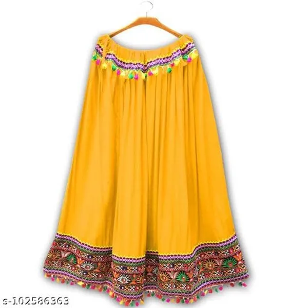 Rajasthani_Embroidered_Border_Rayon_Skirt_For_Women