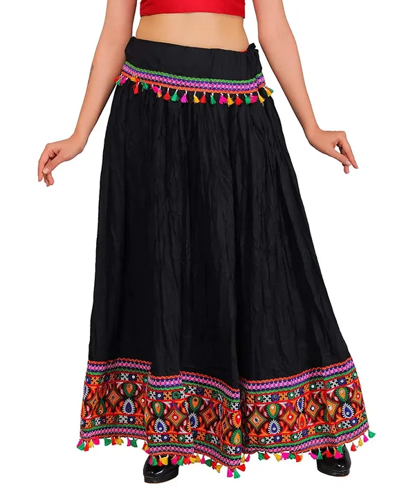 Women_Cotton_Rayon_Embroidered_Skirt