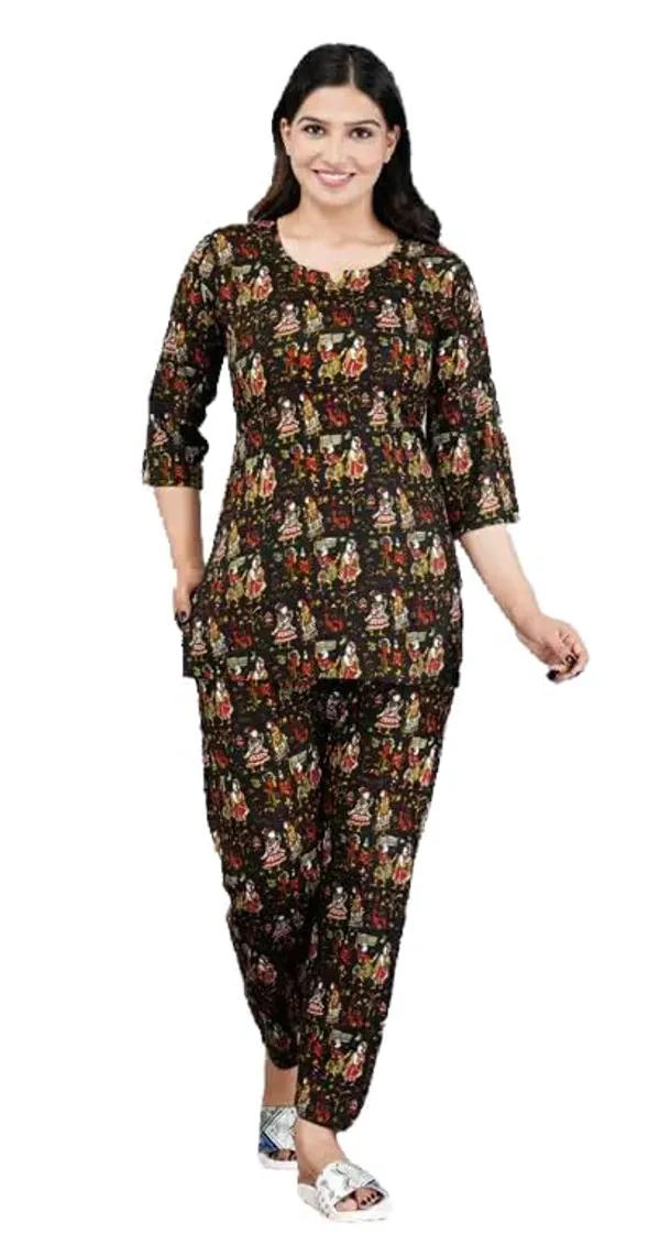 Women_S_Rayon_Top_And_Pyjama_Night_Suit_Set