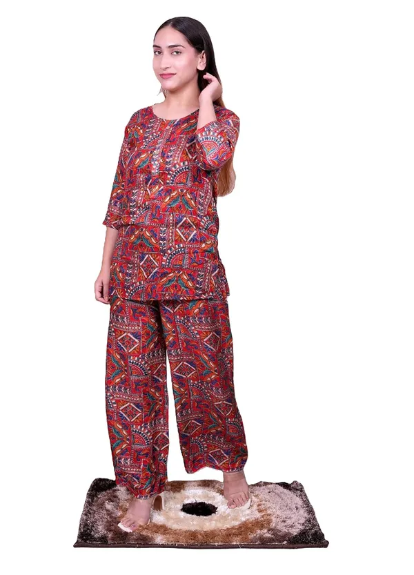 Women_Cotton_Kurta_Pant_Co_Ord_Set