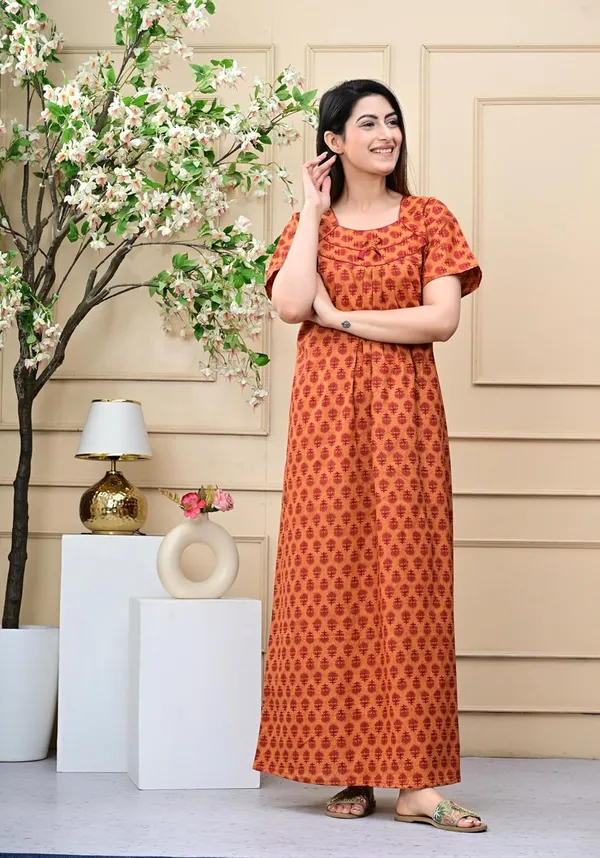 Cotton_Embroidery_Nighty_For_Women