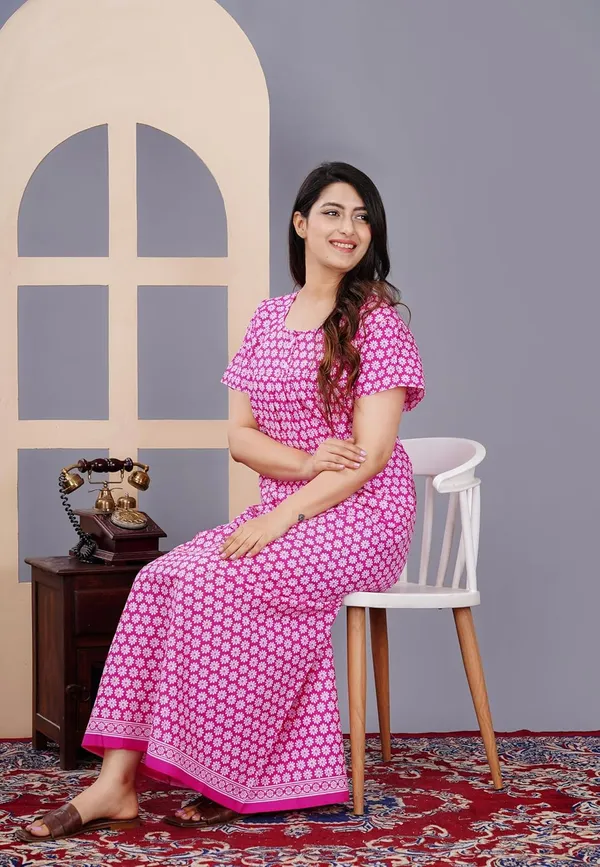 Cotton_Printed_Nighty_For_Women