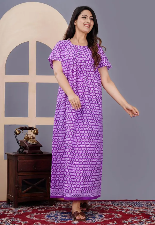 Pure_Cotton_Jaipuri_Nighty_For_Women