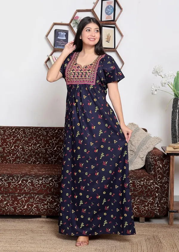 Women_S_Cotton_Embroidered_Nightgown_With_Pocket