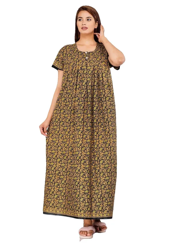 Cotton_Printed_Nightgown_For_Women