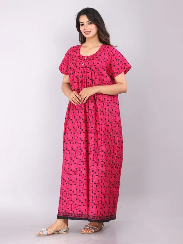 Cotton_Hand_Block_Print_Night_Gown_For_Women