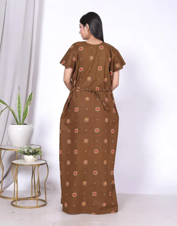 Cotton_Hand_Block_Print_Night_Gown_For_Women