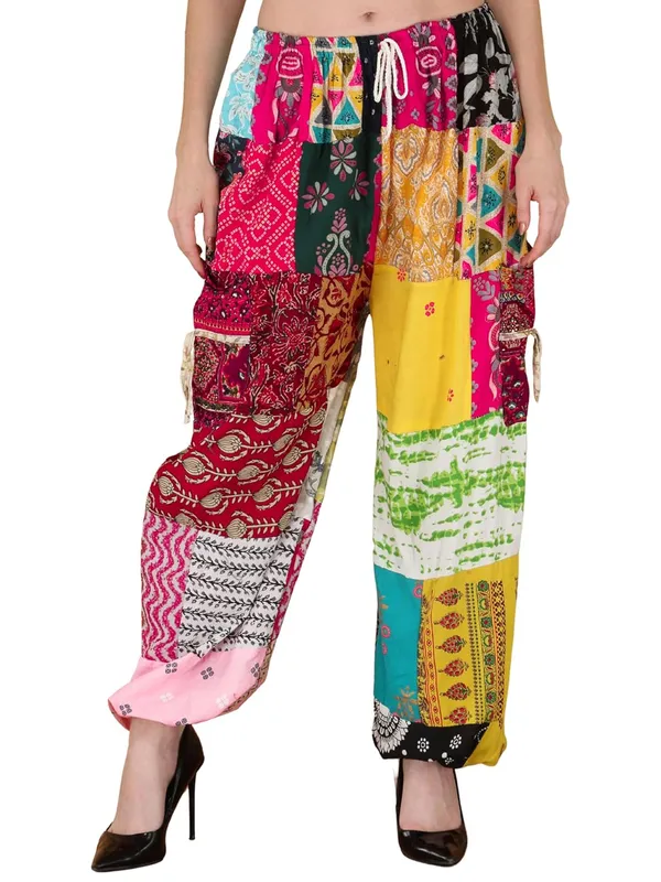Patchwork_Harem_Pants