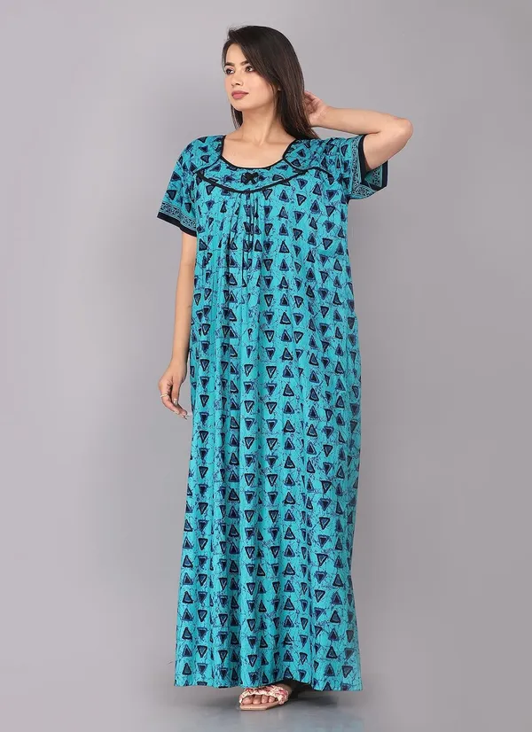 Cotton_Embroidery_Nighty_For_Women