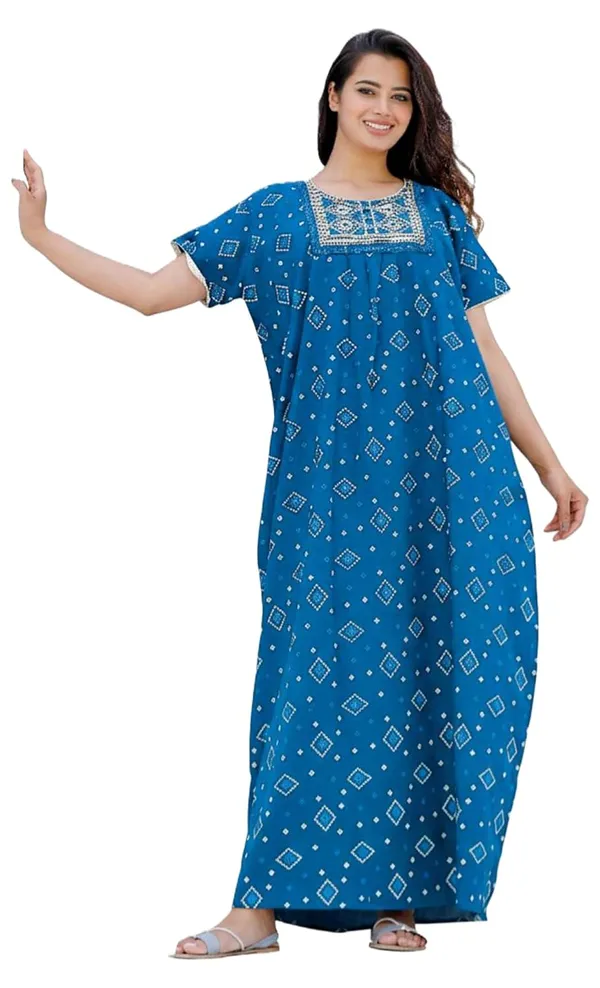 Cotton_Embroidery_Nighty_For_Women