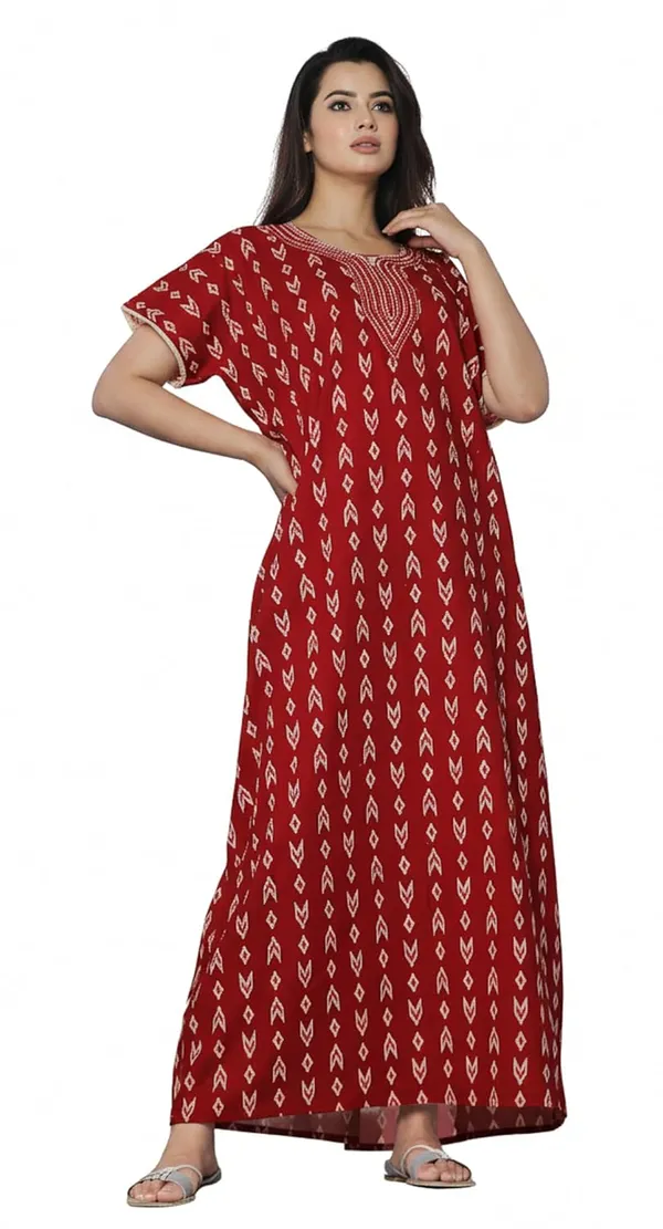 Cotton_Embroidery_Nighty_For_Women