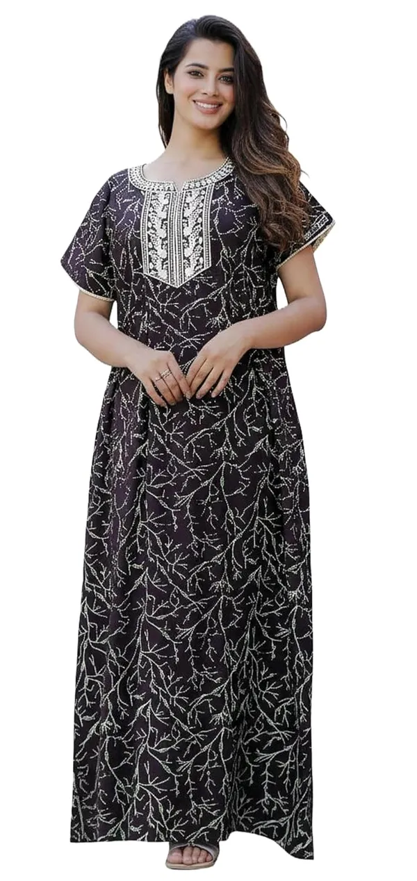 Cotton_Embroidery_Nighty_For_Women